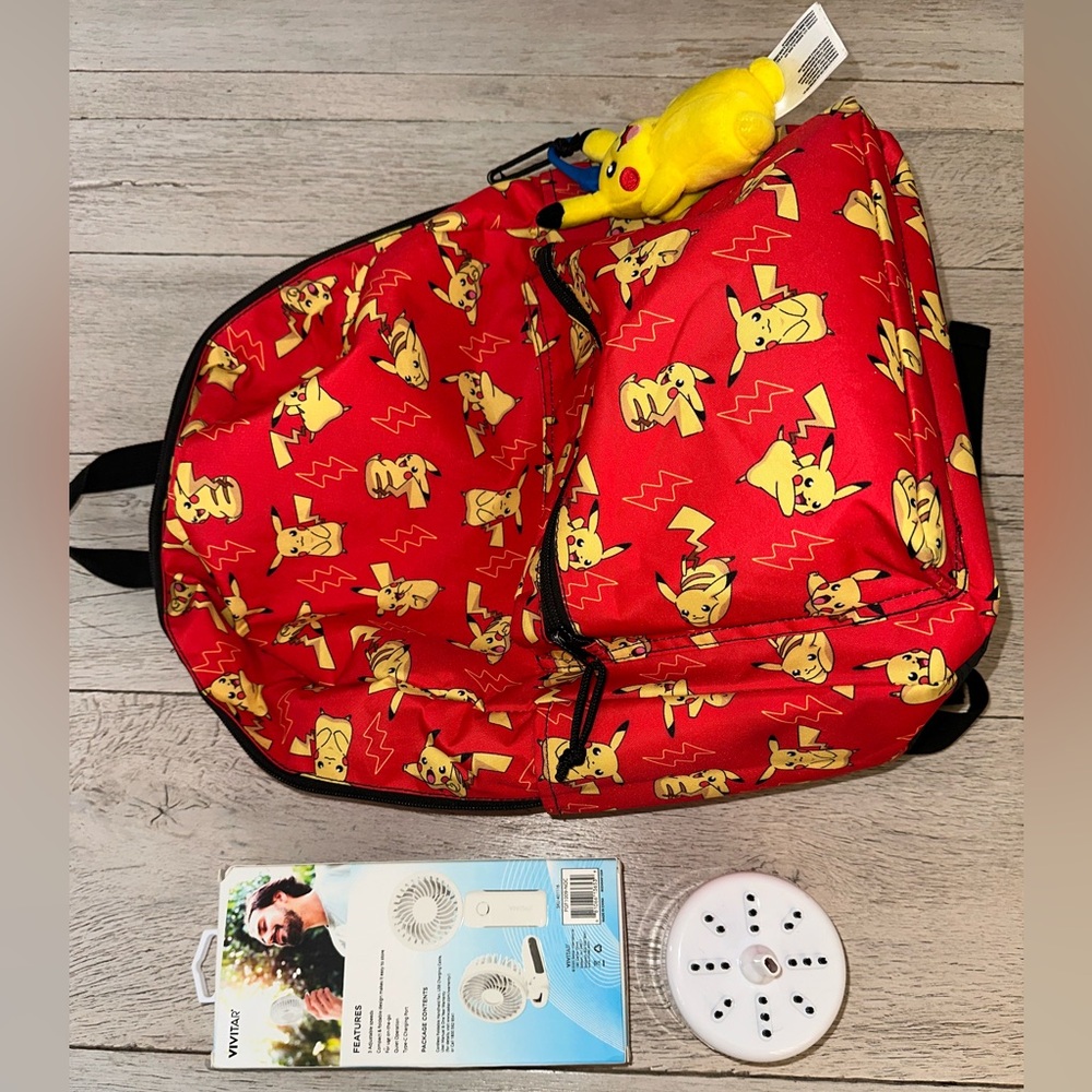 Red Pikachu Backpack - Picture 6 of 14